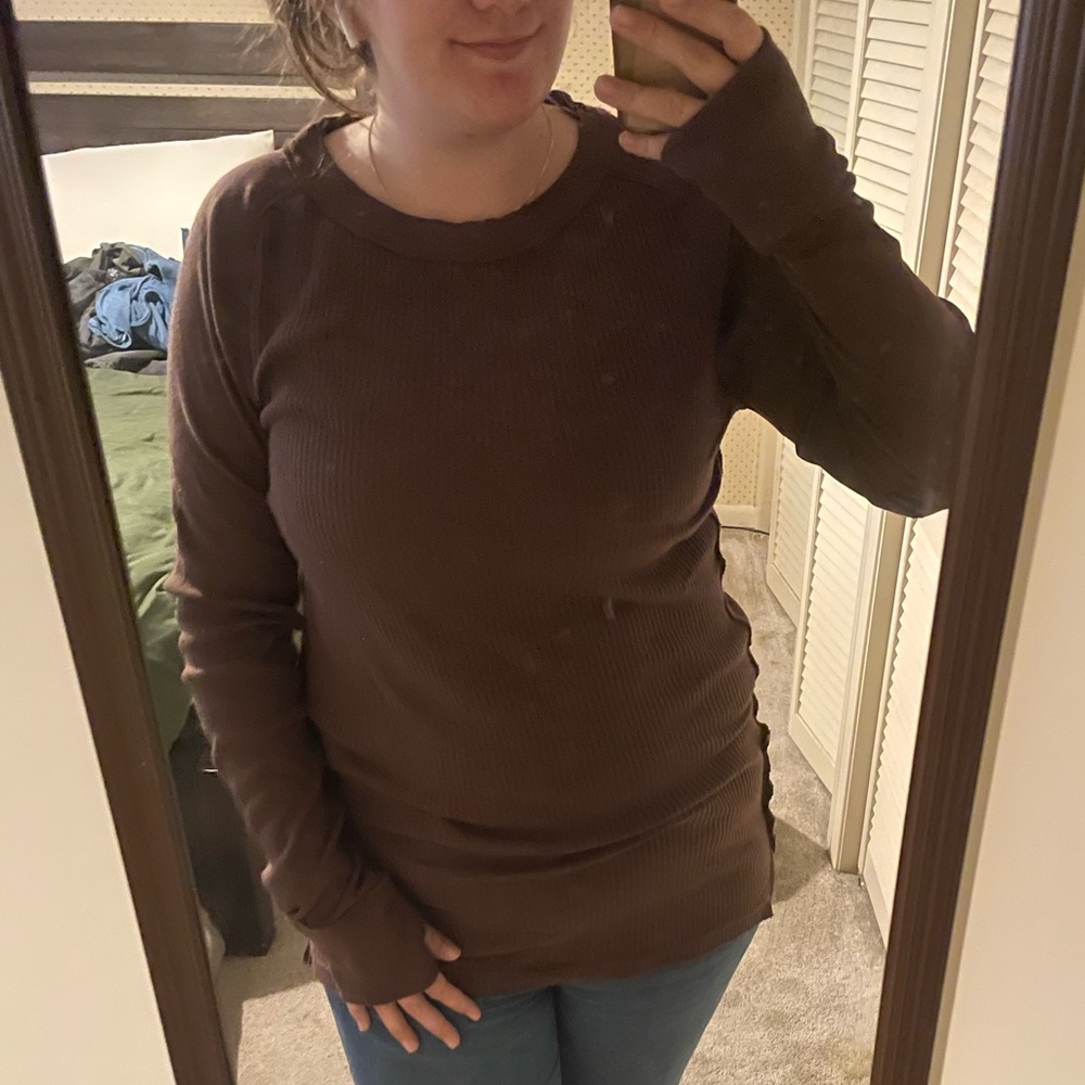 We The Free Brown Sweater